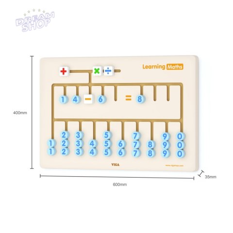 VIGA Tablica Sensoryczna do nauki liczenia