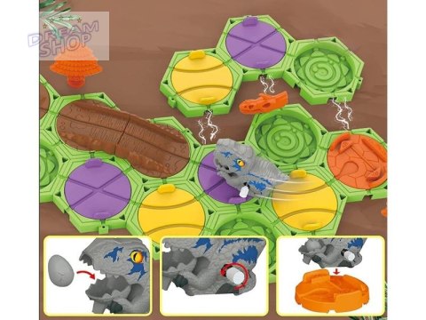 Gra Logiczna, Zbuduj Tor Dla Dinozaura, Trasa, Przeprawa Dla Dinozaura, Klocki, Tor Przeszkód