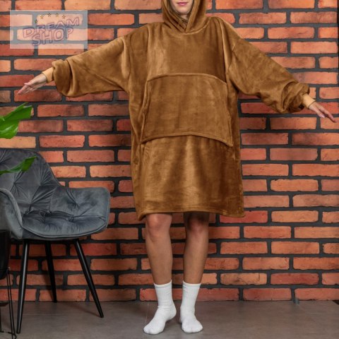 Bluzair Koco Bluza Oversize z Kapturem Toffee 4w1