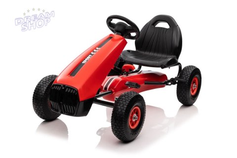 Gokart na Pedały G208 Czerwony