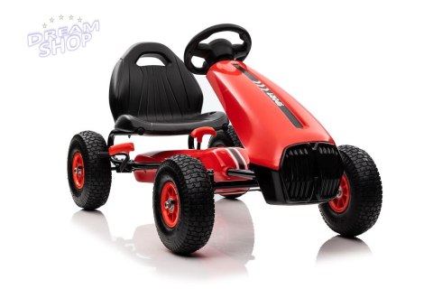 Gokart na Pedały G208 Czerwony