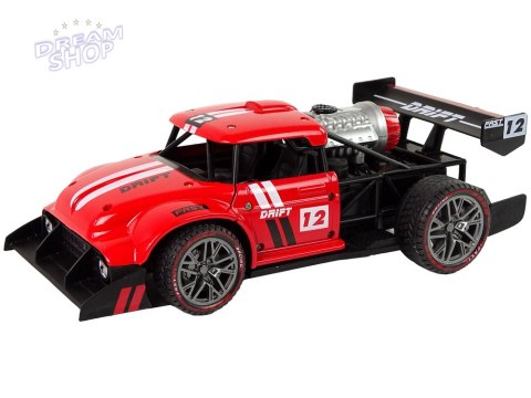 Auto Zdalnie Sterowane Sportowe R/C 1:16 Czerwone Para Wodna