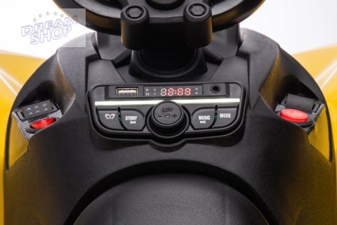 Quad Na Akumulator DK-CA002 Żółty Quad Na Akumulator DK-CA002 Żółty