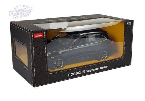 Auto R/C Porsche Cayenne Turbo Rastar 1:14 Czarne na Pilota