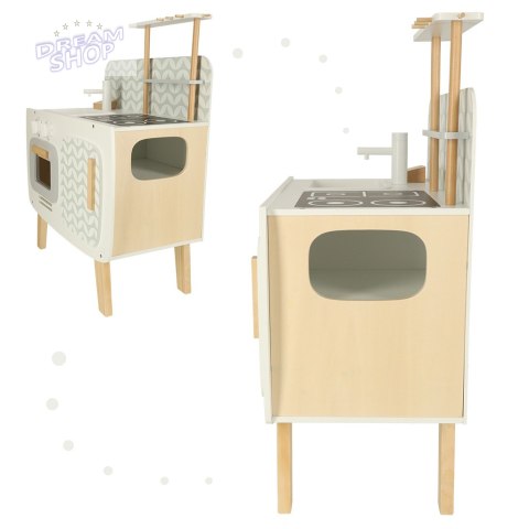 Kuchnia drewniana MDF LULILO retro akcesoria Kuchnia drewniana MDF LULILO retro akcesoria