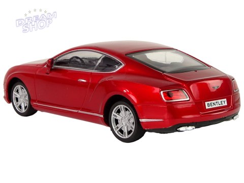 Samochodzik Bentley Czerwony 1:24 Napęd Frykcyjny