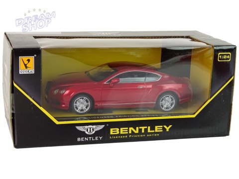 Samochodzik Bentley Czerwony 1:24 Napęd Frykcyjny