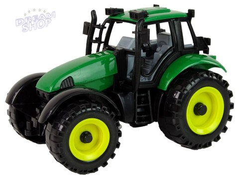 Traktor Ideal Farm Zielony Otwierana Maska