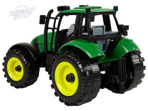 Traktor Ideal Farm Zielony Otwierana Maska