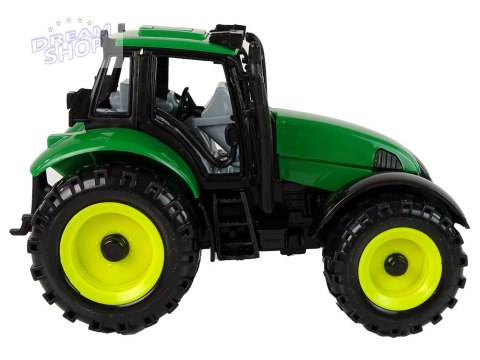 Traktor Ideal Farm Zielony Otwierana Maska