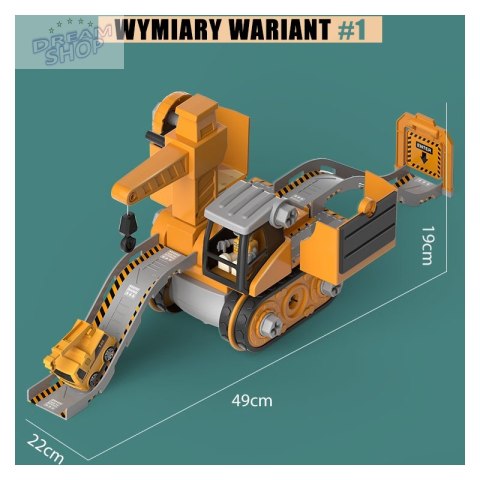 WOOPIE Mega Plac Budowy 5w1 Zestaw XXL do Skręcania DIY