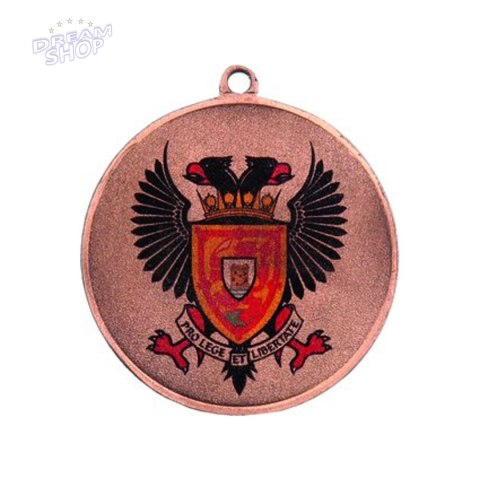 Medal Brązowy Z Miejscem Na Emblemat 50 Mm - Medal Stalowy Z Nadrukiem Luxor Jet