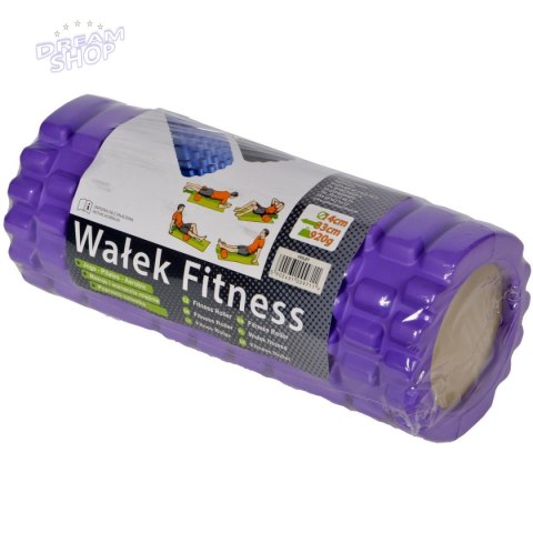 WAŁEK ROLLER DO ĆWICZEŃ FIOLETOWY 14x33CM 930G ENERO FIT