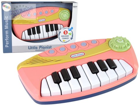 Pianino Interaktywne Różowe Little Pianist