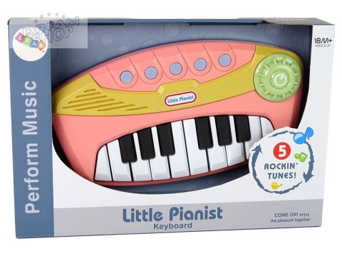 Pianino Interaktywne Różowe Little Pianist