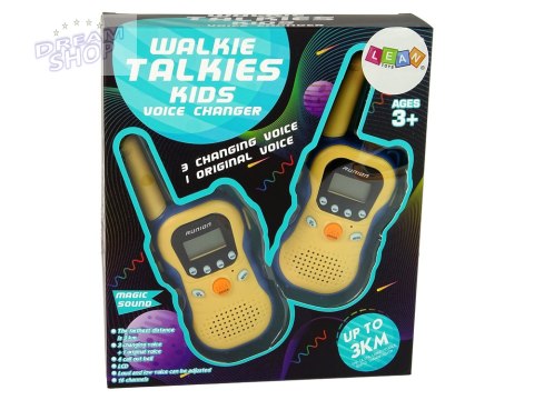 Walkie Talkies dla Dzieci Żółte