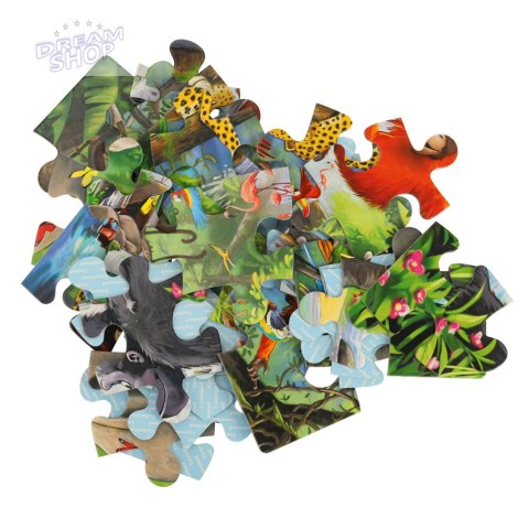 CASTORLAND Puzzle 40el. Maxi Jungle Animals - Zwierzęta z Dżungli