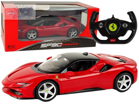 Auto R/C Ferrari SF90 1:14 Rastar Czerwone