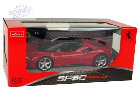 Auto R/C Ferrari SF90 1:14 Rastar Czerwone