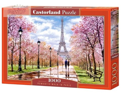 CASTORLAND Puzzle 1000 elementów Romantic Walk In Paris Romantyczny spacer w Paryżu 68x47cm