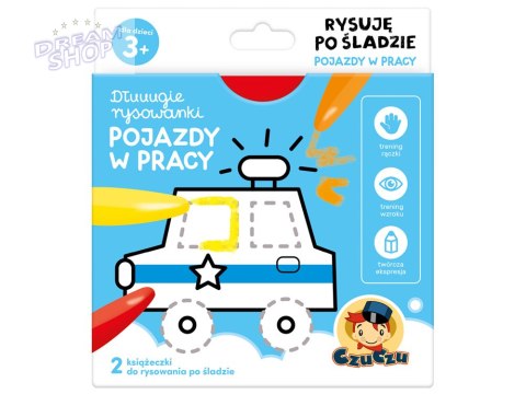 CzuCzu Dłuuugie rysowanki Pojazdy w pracy ZA4226