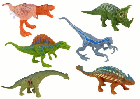 Zestaw Figurki Dinozaury 12 sztuk Kolorowe