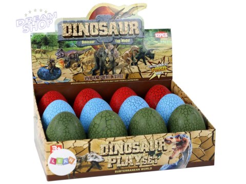 Jajo Figurka Dinozaura 3 Kolory 9cm