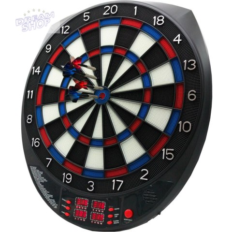 DART ELEKTRONICZNY Z ZASILACZEM I 4 LICZNIKAMI DELUXE 56.5 CM