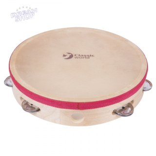 CLASSIC WORLD EDU Instrument Muzyczny Tamburyn 25 cm