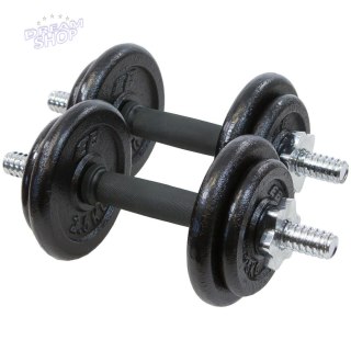 HANTLA ŻELIWNA 19 KG ( 2x9.5 KG ) WALIZKA EB FIT