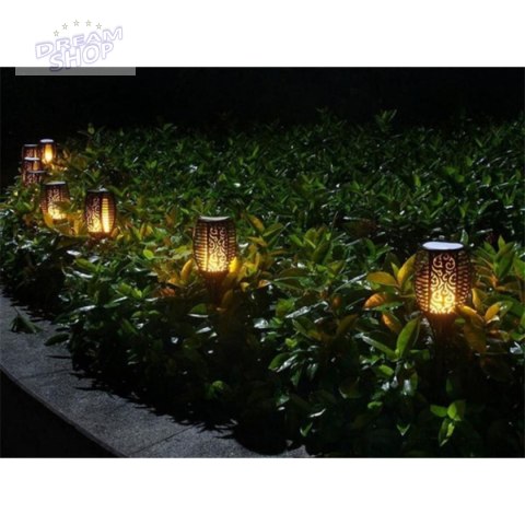 Pochodnia solarna EFEKT PŁOMIENIA 12x12x78cm 36 led BIG SASKA GARDEN