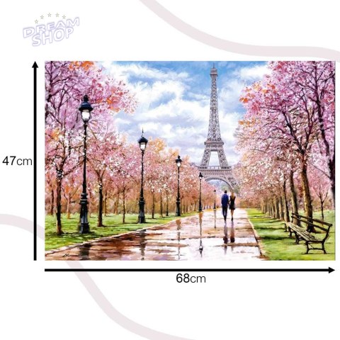 CASTORLAND Puzzle 1000 elementów Romantic Walk In Paris Romantyczny spacer w Paryżu 68x47cm