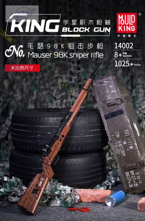 Klocki Karabin Mauser 98K 1025el.