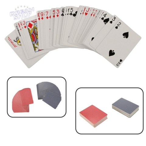 Poker zestaw do gry w walizce 500 żetonów 2 talie kart Poker zestaw do gry w walizce 500 żetonów 2 talie kart