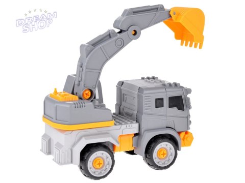 Super pojazd budowlany auto-robot 2w1 Koparka ZA4704 A