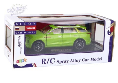 Aluminiowy Model Samochodu RC 1:24 C Kolor Zielony