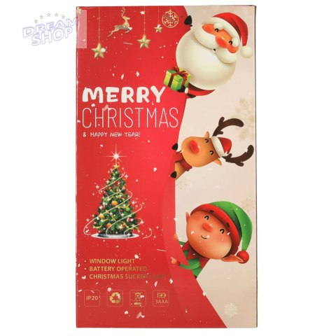 Lampki LED wisząca dekoracja świąteczna Merry Christmas 45cm