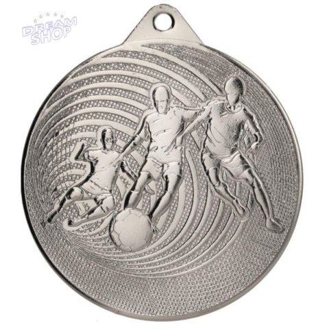 Medal Metalowy Piłka Nożna Fi 70 Mmc3070 - Srebrny