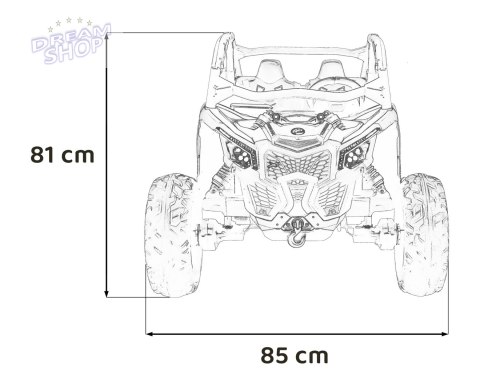 Pojazd Buggy Maverick Turbo RR Zielony