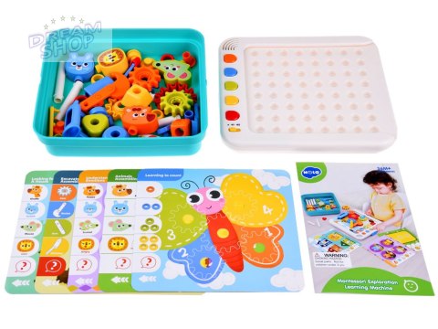 Hola interaktywny Panel nauka emocji liczb figur Montessori ZA4652