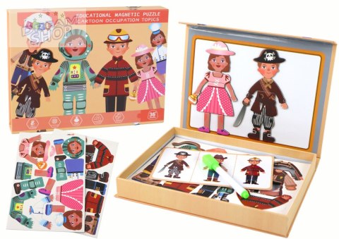 Zestaw Puzzli Magnetycznych Motyw Postaci Kreskówkowych Zestaw Puzzli Magnetycznych Motyw Postaci Kreskówkowych