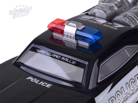 Duże auto sterowane monster truck POLICJA na pilota oświetlenie RC0626 Duże auto sterowane monster truck POLICJA na pilota oświetlenie RC0626