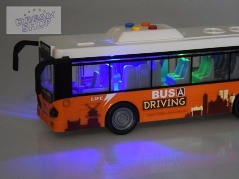 Duży autobus dźwięki światła otwierane drzwi 1:16 ZA4634