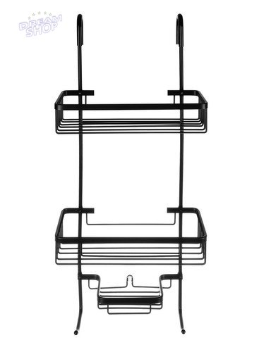 Półka prysznicowa zawieszana- czarna
