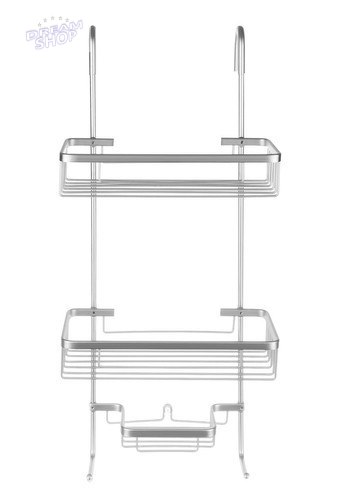 Półka prysznicowa zawieszana- srebrna