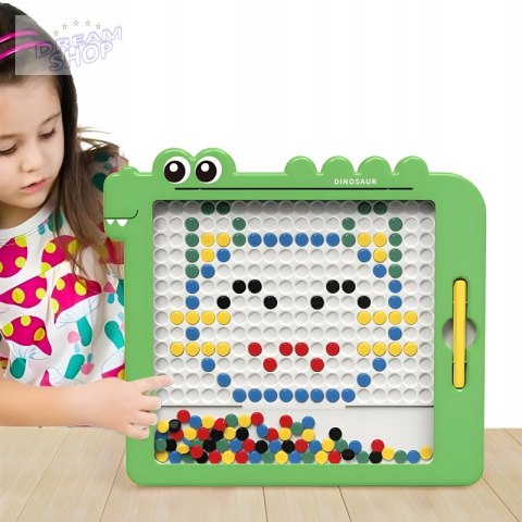 WOOPIE Tablica Magnetyczna dla Dzieci Montessori MagPad Dinozaur