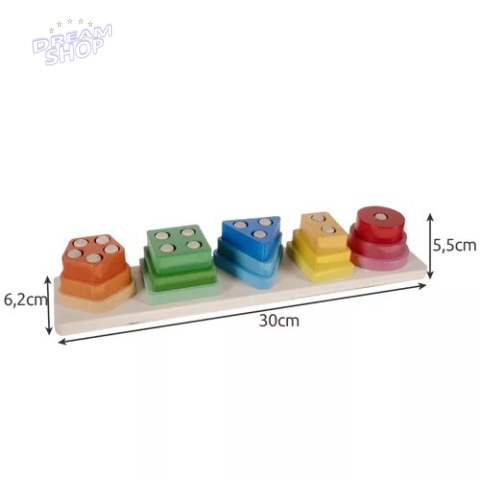 Sorter- układanka drewniana Kruzzel 22492