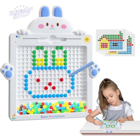 WOOPIE Tablica Magnetyczna dla Dzieci Montessori MagPad Królik