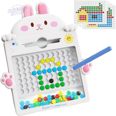 WOOPIE Tablica Magnetyczna dla Dzieci Montessori MagPad Królik