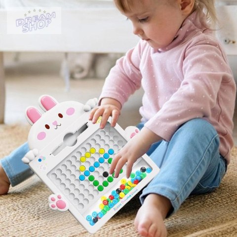 WOOPIE Tablica Magnetyczna dla Dzieci Montessori MagPad Królik